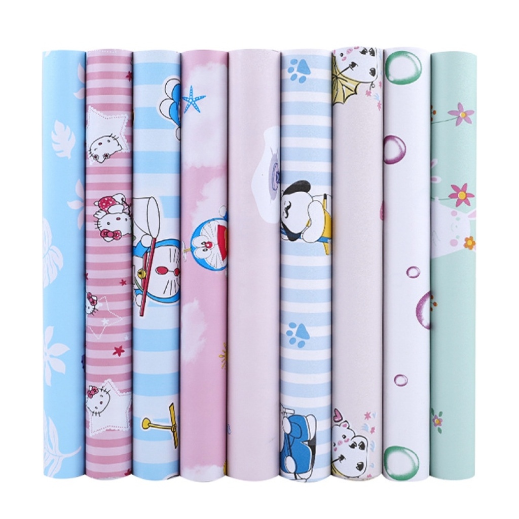Mengruiya Wallpaper Self-Adhesive Wallpaper Thickened PVC Waterproof Stickers Children Cartoon Bedroom Background Wall Sticker Manufacturer Mengruiya Wallpaper Self-Adhesive Wallpaper Thickened PVC Waterproof Stickers Children Cartoon Bedroom Background Wall Sticker Manufacturer