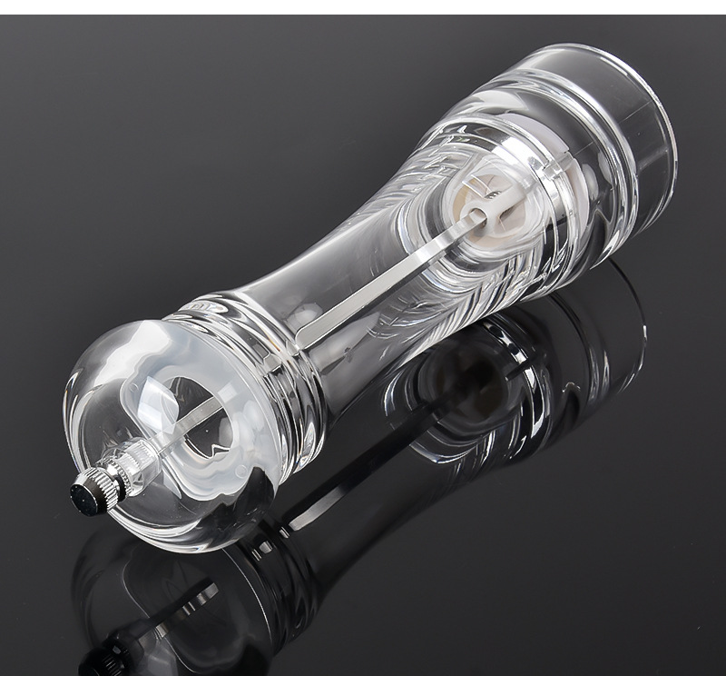 Acrylic Ceramic Kitchen Grinder Pepper Spice Mill Bottle Spice Jar Mill Bottle Kitchen Gadget