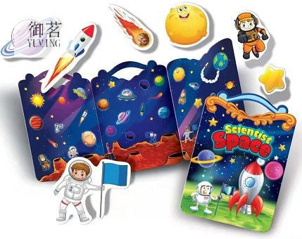 Colorful Static Sticker Children&#039;s Cartoon Repeated Decals Scene Stickers