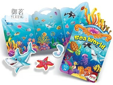 Colorful Static Sticker Children&#039;s Cartoon Repeated Decals Scene Stickers