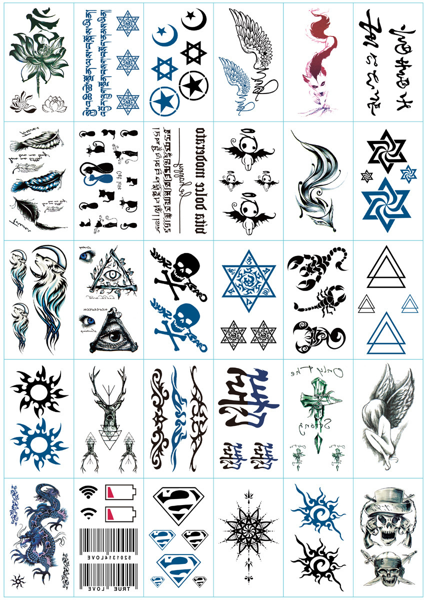 Wholesale Fresh Tattoo Sticker Korean Tattoo Flower Eyebrow Butterfly English Cartoon XINGX Tattoo Stickers Custom Wholesale Fresh Tattoo Sticker Korean Tattoo Flower Eyebrow Butterfly English Cartoon XINGX Tattoo Stickers Custom