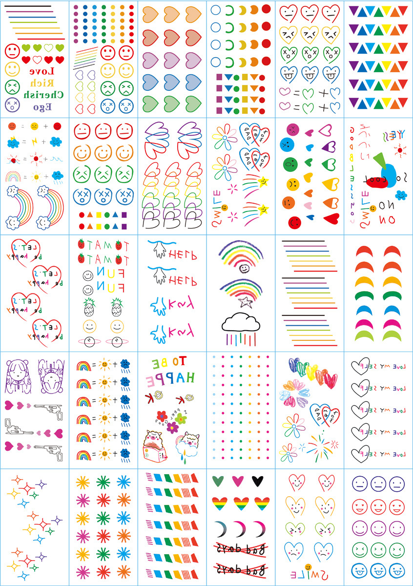 Wholesale Fresh Tattoo Sticker Korean Tattoo Flower Eyebrow Butterfly English Cartoon XINGX Tattoo Stickers Custom Wholesale Fresh Tattoo Sticker Korean Tattoo Flower Eyebrow Butterfly English Cartoon XINGX Tattoo Stickers Custom