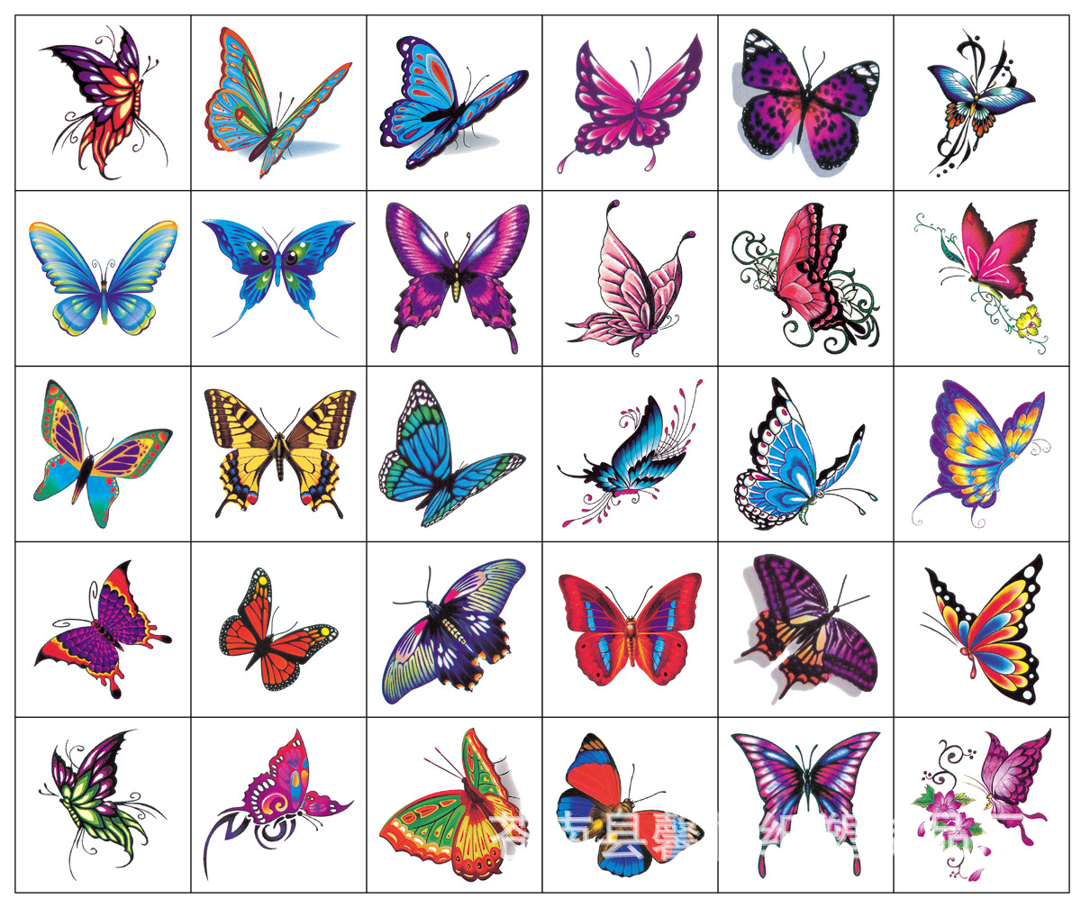 Wholesale Fresh Tattoo Sticker Korean Tattoo Flower Eyebrow Butterfly English Cartoon XINGX Tattoo Stickers Custom Wholesale Fresh Tattoo Sticker Korean Tattoo Flower Eyebrow Butterfly English Cartoon XINGX Tattoo Stickers Custom