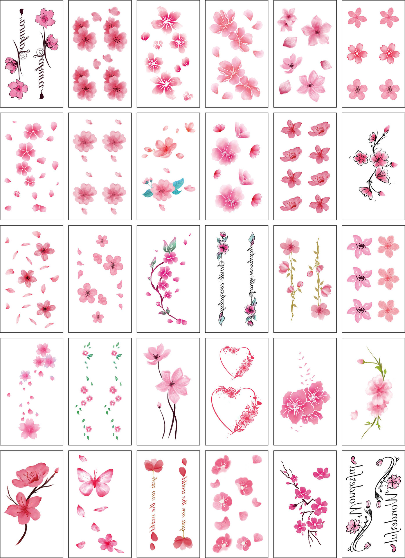 Wholesale Fresh Tattoo Sticker Korean Tattoo Flower Eyebrow Butterfly English Cartoon XINGX Tattoo Stickers Custom Wholesale Fresh Tattoo Sticker Korean Tattoo Flower Eyebrow Butterfly English Cartoon XINGX Tattoo Stickers Custom