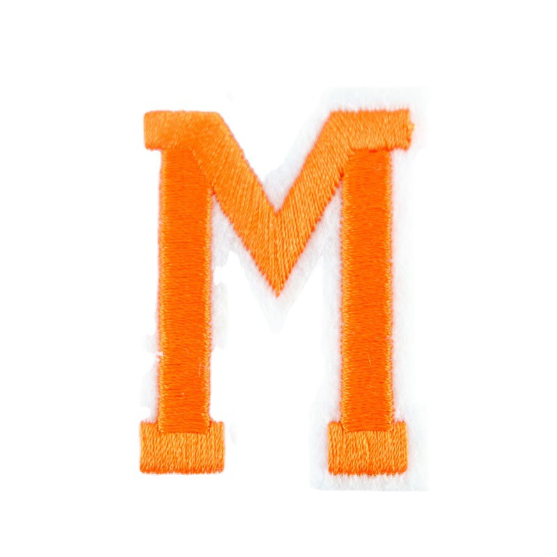 Ironing 26 Letters Cloth Sticker Tide Brand Clothing Accessories Towel Embroidered Badge Custom Cartoon Embroidery Patch