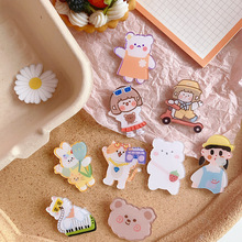 Korean Ins Style Cute Cartoon Sweet Bear Notebook DIY Sealing Paste Mobile Phone Notebook Water Cup Decorative Sticker Korean Ins Style Cute Cartoon Sweet Bear Notebook DIY Sealing Paste Mobile Phone Notebook Water Cup Decorative Sticker