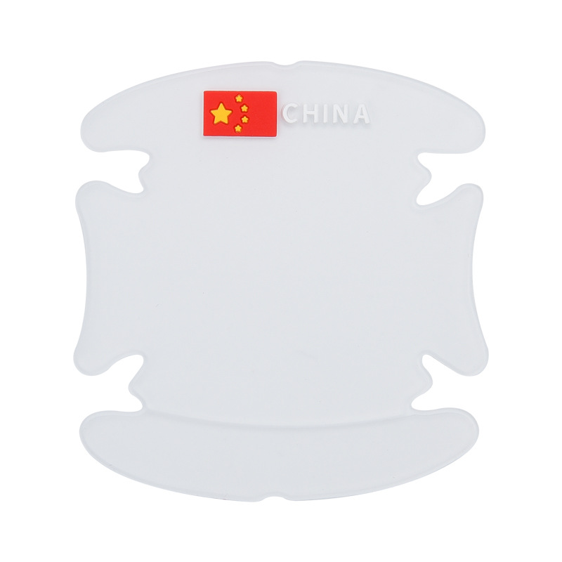 Bowl Car Door Handle Protection Film Cartoon Armrest ScratchProof Handle Sticker Paint Protective Cover Scratch Stickers
