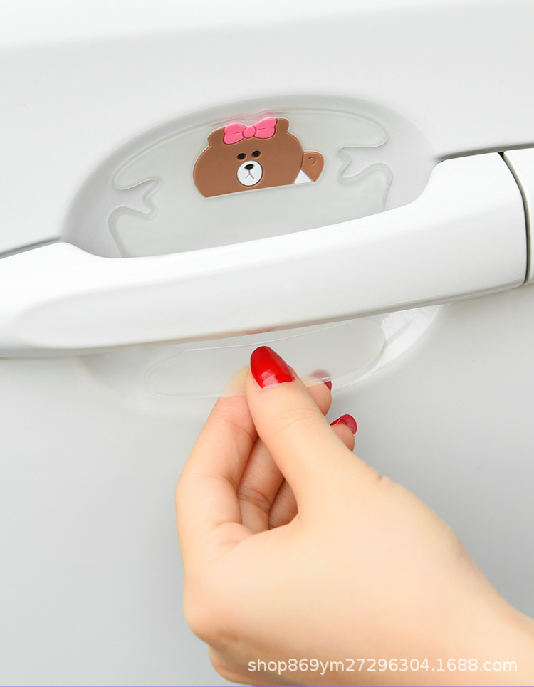 Bowl Car Door Handle Protection Film Cartoon Armrest ScratchProof Handle Sticker Paint Protective Cover Scratch Stickers Bowl Car Door Handle Protection Film Cartoon Armrest ScratchProof Handle Sticker Paint Protective Cover Scratch Stickers