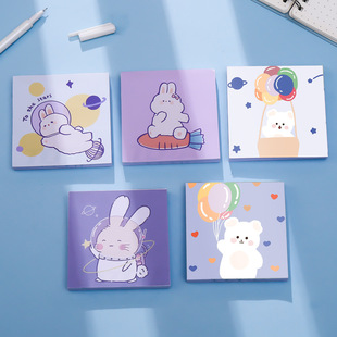 Shengshu Factory Direct Sales 100 Pages Self-Adhesive Tearable Paper Sticker Wholesale Multi-Color Simple Sticky Note Shengshu Factory Direct Sales 100 Pages Self-Adhesive Tearable Paper Sticker Wholesale Multi-Color Simple Sticky Note
