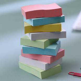 Shengshu Factory Direct Sales 100 Pages Self-Adhesive Tearable Paper Sticker Wholesale Multi-Color Simple Sticky Note Shengshu Factory Direct Sales 100 Pages Self-Adhesive Tearable Paper Sticker Wholesale Multi-Color Simple Sticky Note