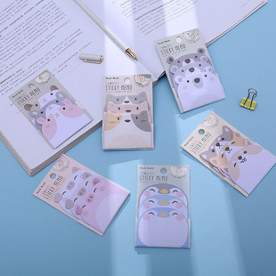 Shengshu Factory Direct Sales 100 Pages Self-Adhesive Tearable Paper Sticker Wholesale Multi-Color Simple Sticky Note Shengshu Factory Direct Sales 100 Pages Self-Adhesive Tearable Paper Sticker Wholesale Multi-Color Simple Sticky Note