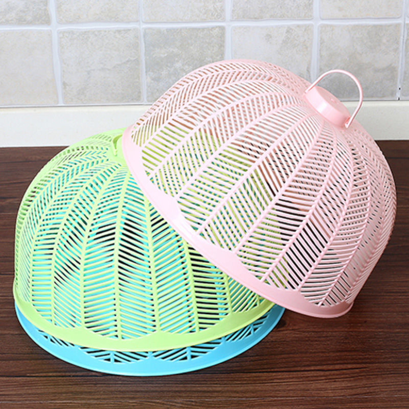 Factory Wholesale Vegetable Cover Household Dining Table Cover Food Dish Cover Anti-Mosquito Anti-Fly Table Meals Vegetable Cover Plastic Meal Cover