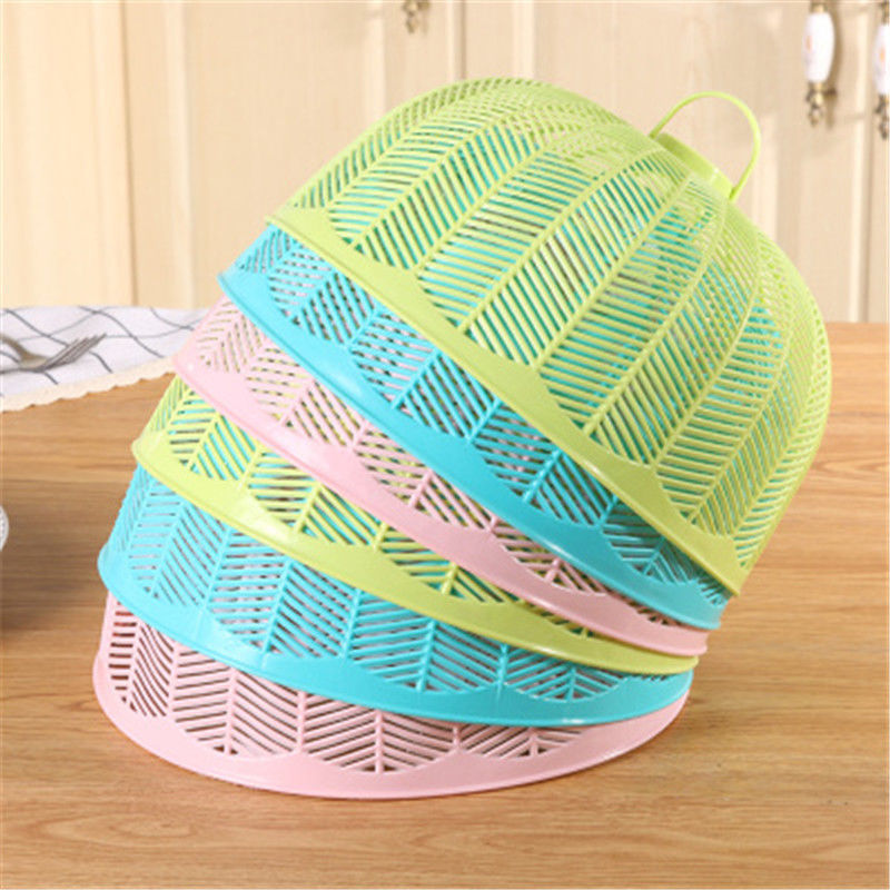 Factory Wholesale Vegetable Cover Household Dining Table Cover Food Dish Cover Anti-Mosquito Anti-Fly Table Meals Vegetable Cover Plastic Meal Cover