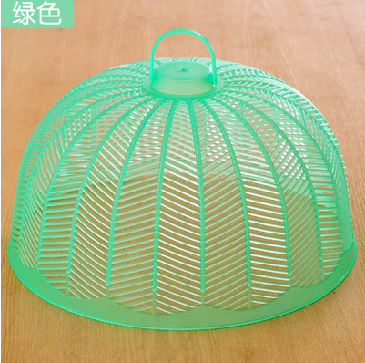 Colorful Environmentally Friendly Plastic Table Cover Food Cover Vegetable Cover Kitchen Fly and Insect Proof Vegetable Cover round Dish Cover Vegetable Cover Food
