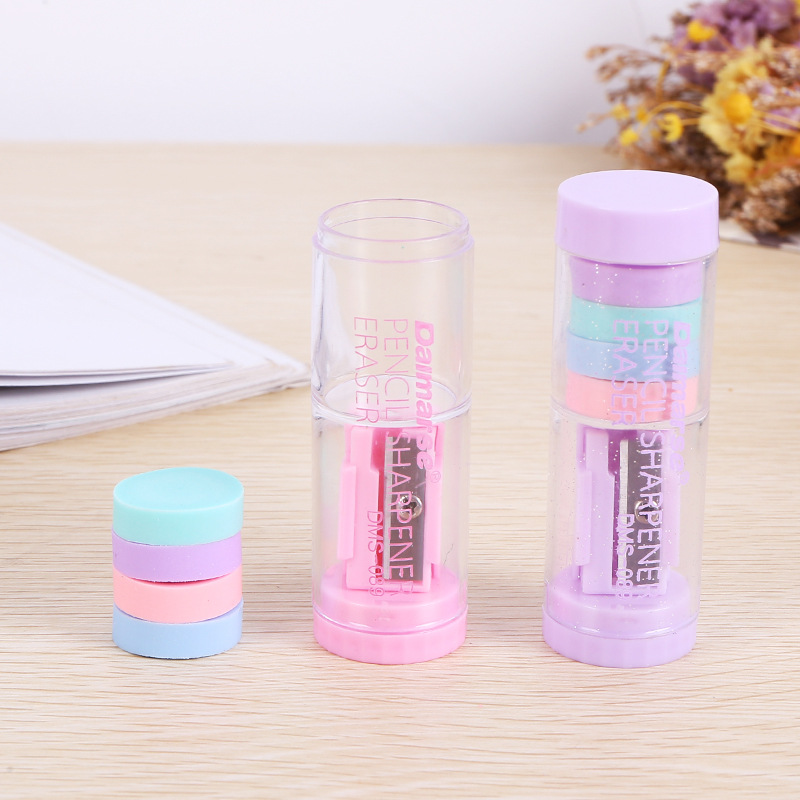 Pencil sharpener eraser combination of two combined public funds pen shaver wholesale Pencil sharpener eraser combination of two combined public funds pen shaver wholesale
