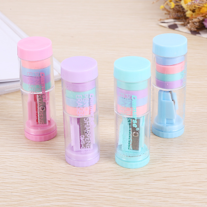 Pencil sharpener eraser combination of two combined public funds pen shaver wholesale Pencil sharpener eraser combination of two combined public funds pen shaver wholesale