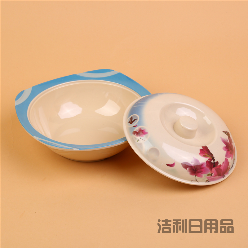 Soup tableware with cover soup bowl soup pot soup pot large bowl large dish bowl