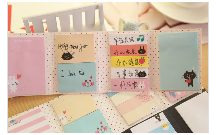Korean Creative Small Animal Tear-off Sticky Note Note Paper 4 off Note Sticker Office Learning Stationery Korean Creative Small Animal Tear-off Sticky Note Note Paper 4 off Note Sticker Office Learning Stationery