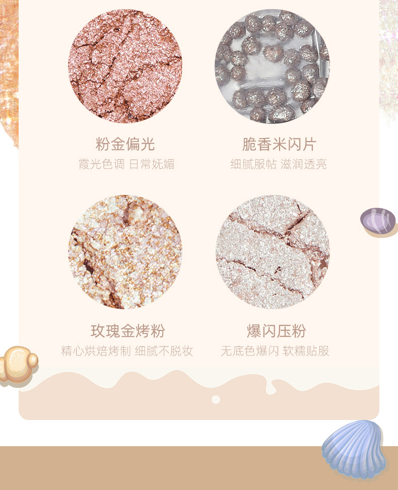 Nuomesi Amber Shell Earth Color Eye Shadow Plate Matte Shimmer Flash Repair Eye Shadow Makeup Palette Not Easy to Fly Pink Nuomesi Amber Shell Earth Color Eye Shadow Plate Matte Shimmer Flash Repair Eye Shadow Makeup Palette Not Easy to Fly Pink