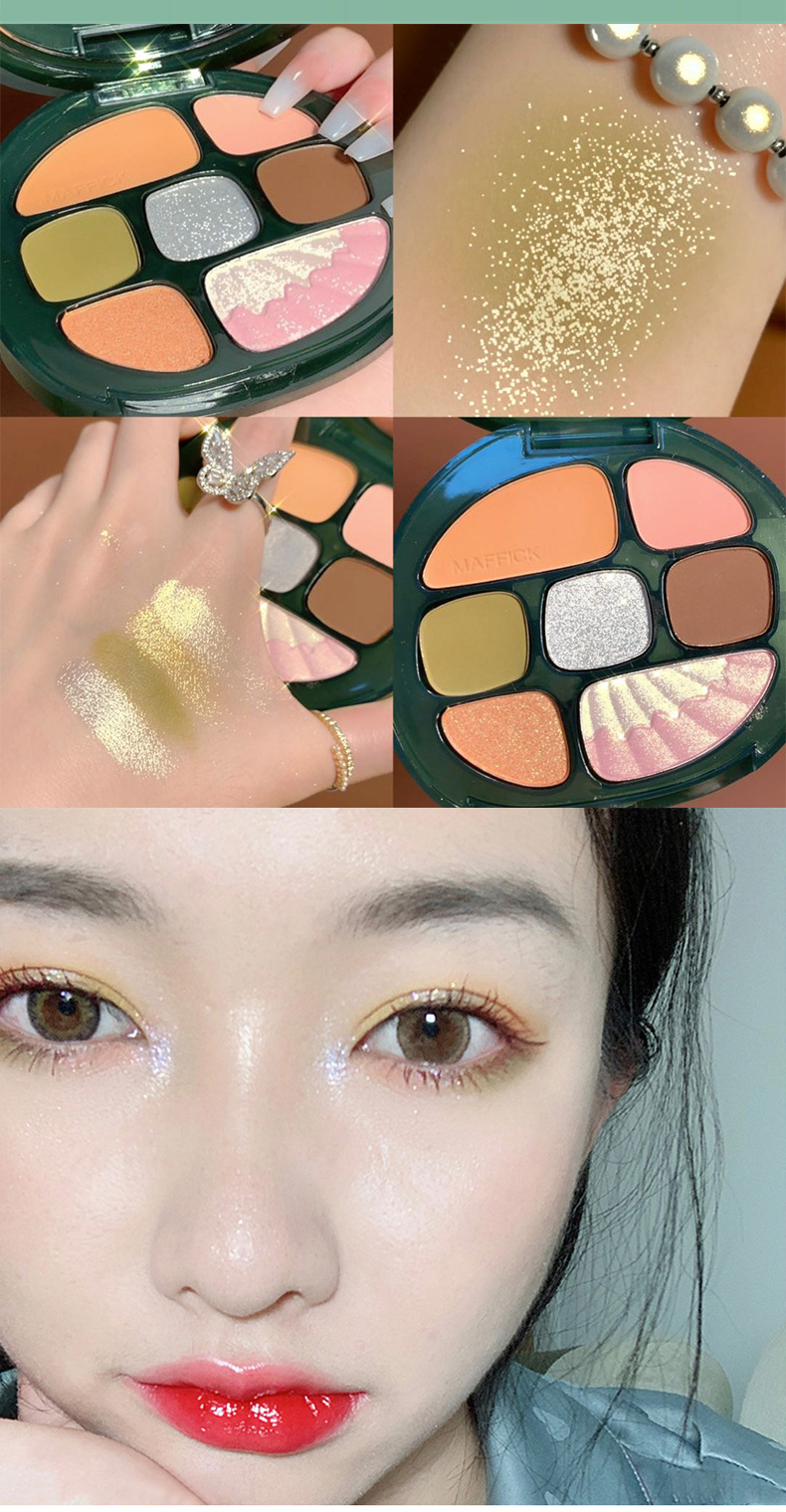 Nuomesi Amber Shell Earth Color Eye Shadow Plate Matte Shimmer Flash Repair Eye Shadow Makeup Palette Not Easy to Fly Pink Nuomesi Amber Shell Earth Color Eye Shadow Plate Matte Shimmer Flash Repair Eye Shadow Makeup Palette Not Easy to Fly Pink