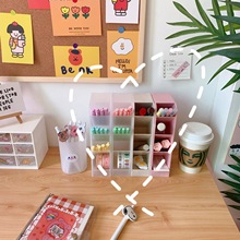 Cute Cartoon Good-looking Sticky Notes Girl Heart Student Stick Label Soft and Adorable Bear Portable Message Note Sticker