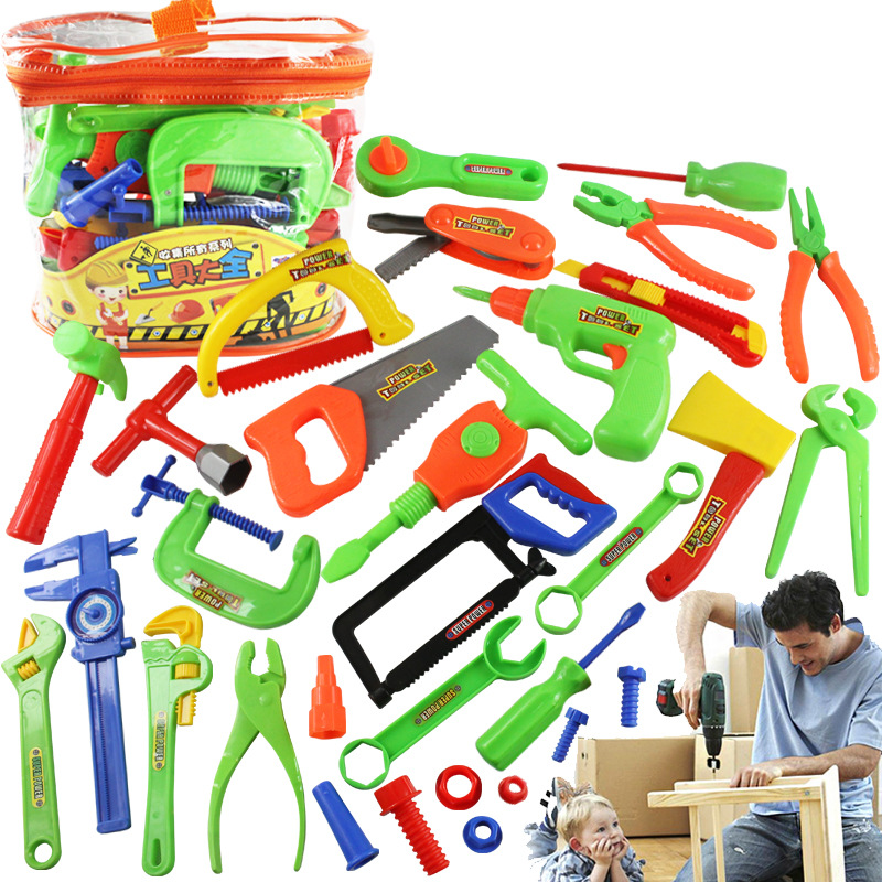Children Play house Toy boy Simulation Repair kit set portable Toolbox Table toy combination Children Play house Toy boy Simulation Repair kit set portable Toolbox Table toy combination