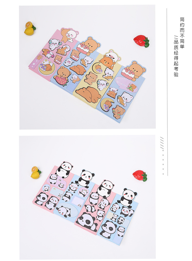 New Creative Cartoon Note Can Be Torn Office Student Sticky Book Note Sticker Note Desktop Sticky Notes Customization