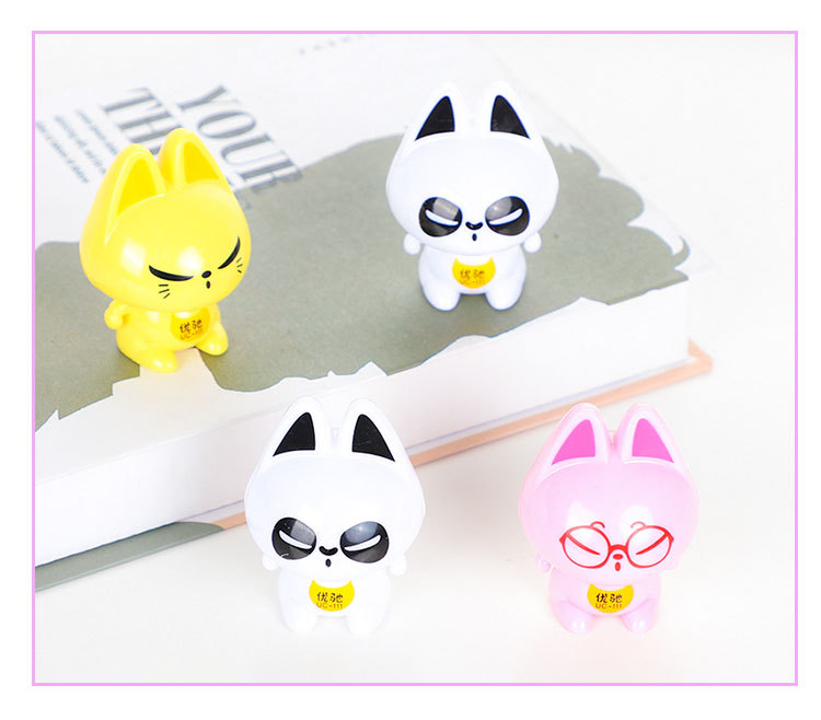 U-chi 111 Cartoon Sharpener Mini Shape Pencil Sharpener Student Stationery pencil Sharpener single-hole Manual U-chi 111 Cartoon Sharpener Mini Shape Pencil Sharpener Student Stationery pencil Sharpener single-hole Manual
