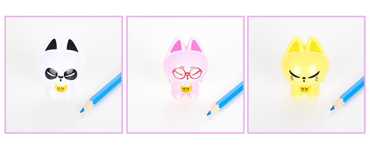 U-chi 111 Cartoon Sharpener Mini Shape Pencil Sharpener Student Stationery pencil Sharpener single-hole Manual U-chi 111 Cartoon Sharpener Mini Shape Pencil Sharpener Student Stationery pencil Sharpener single-hole Manual
