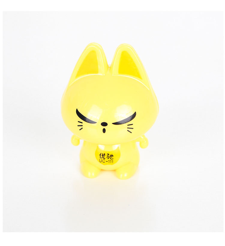 U-chi 111 Cartoon Sharpener Mini Shape Pencil Sharpener Student Stationery pencil Sharpener single-hole Manual U-chi 111 Cartoon Sharpener Mini Shape Pencil Sharpener Student Stationery pencil Sharpener single-hole Manual