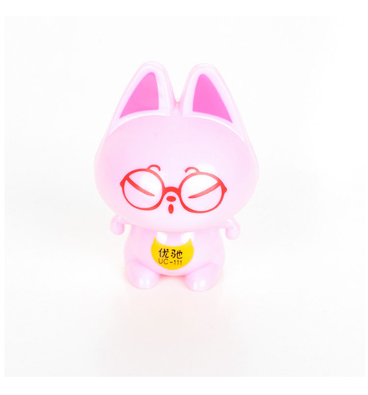 U-chi 111 Cartoon Sharpener Mini Shape Pencil Sharpener Student Stationery pencil Sharpener single-hole Manual U-chi 111 Cartoon Sharpener Mini Shape Pencil Sharpener Student Stationery pencil Sharpener single-hole Manual