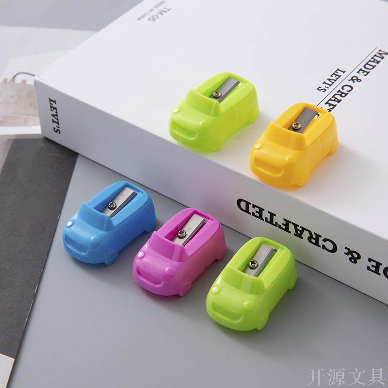 Stationery set color cartoon car pencil sharpener set Stationery set color cartoon car pencil sharpener set