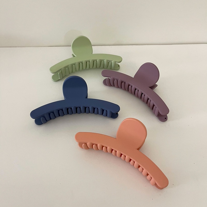 Cream Color Grip Ins Simple All-Match Hair Claw Sweet Internet Celebrity Palette Hair Clip Back Hairpin Hair Accessories