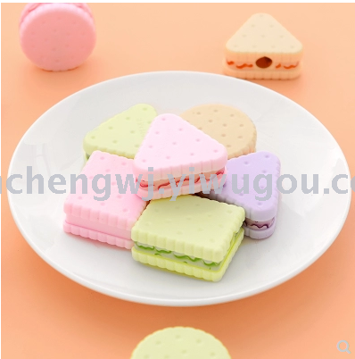 Cookie pencil sharpener student pencil sharpener biscuits