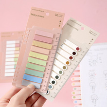 Transparent Student Notes Sticky Note Tearable Simple Note Paper Ins Post-It Notes Note Sticker Notepaper Wholesale