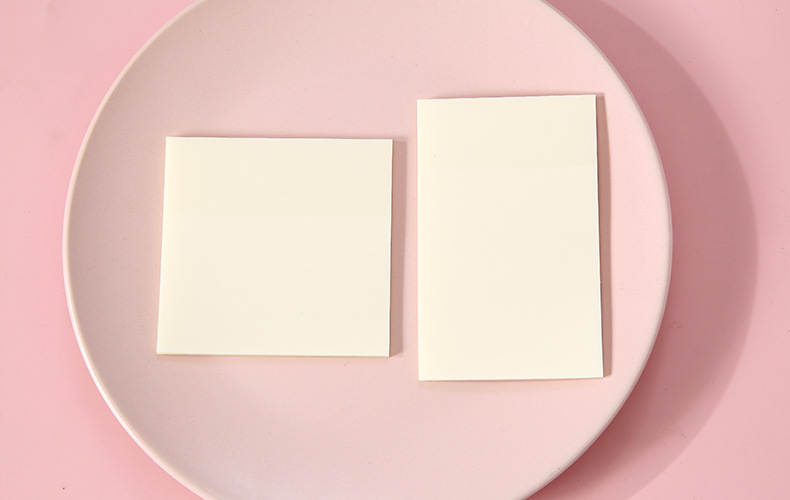 Transparent Student Notes Sticky Note Tearable Simple Note Paper Ins Post-It Notes Note Sticker Notepaper Wholesale