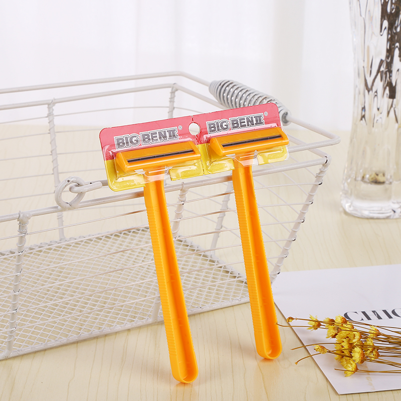 Hot style spot disposable shaver double-layer stainless steel shaver with manual razor.