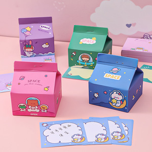 Zhishun Cute Cartoon Cute Rabbit Memo Notepad Student Journal Sticky Notes Tearable Note Sticker Message Notepad