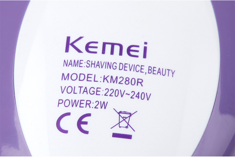 Supply KEMEI Kemei US KM-280R female rechargeable shaver