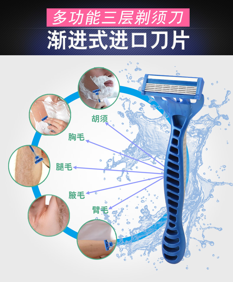 Max Factory in Stock Five-Layer Swedish Stainless Steel Disposable Shaver Men's Old-Fashioned Razor Manual Shaver Max Factory in Stock Five-Layer Swedish Stainless Steel Disposable Shaver Men's Old-Fashioned Razor Manual Shaver
