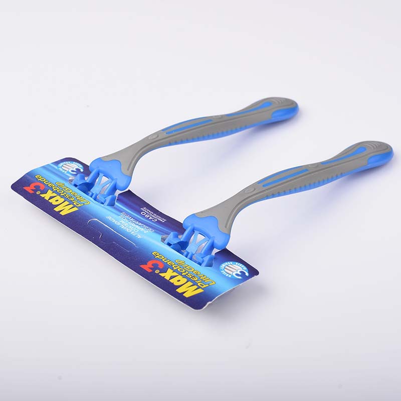 Max Wholesale Three-Layer Induction Cutter Head Swedish Stainless Steel Disposable Manual Shaver Men&#039;s Shaver Razor