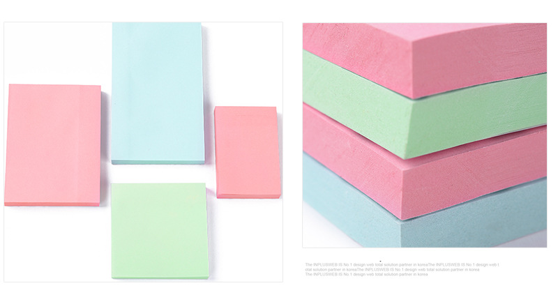 Kaster Office Stationery Crayon Color Note Paper Color Message Sticker Post-It Notes Factory Wholesale