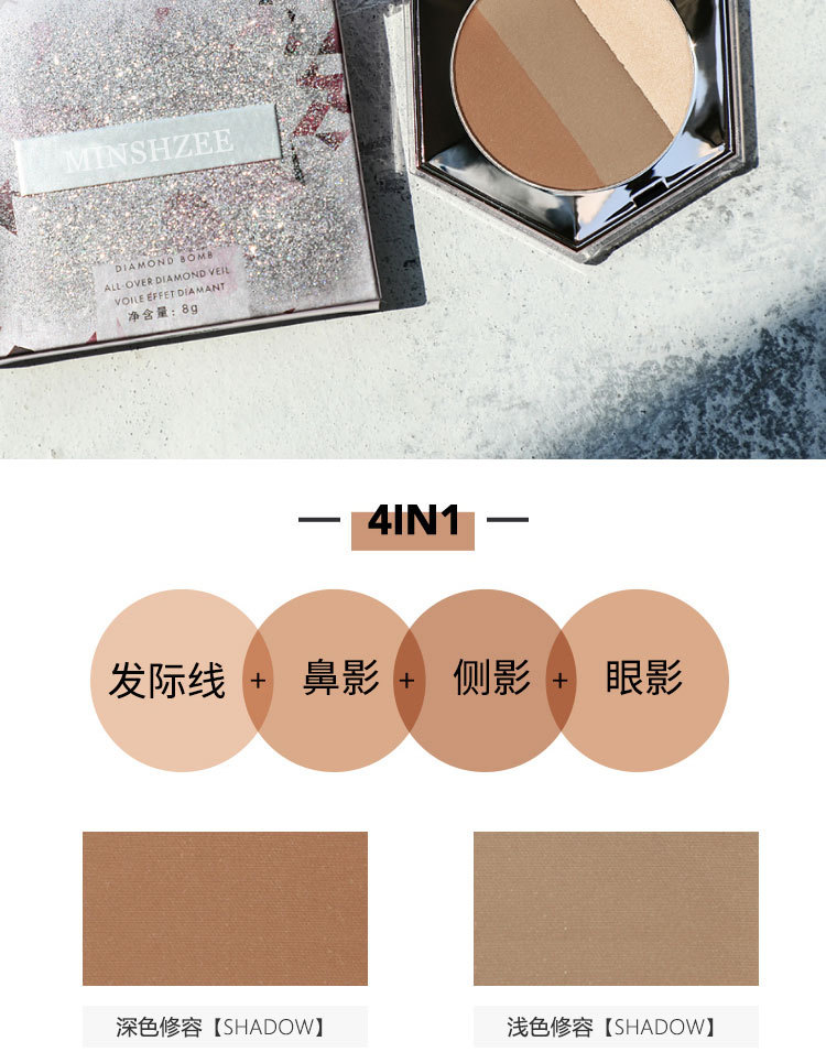 Highlight Contour Compact Brightening Powder Fairy Mashed Potatoes Shimmering Powder Shimmer Unicorn Makeup Palette Highlight Contour Compact Brightening Powder Fairy Mashed Potatoes Shimmering Powder Shimmer Unicorn Makeup Palette