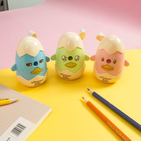 Dongyang Stationery DY-8412 Korean Cartoon little chicken egg student Stationery Automatic pencil sharpener