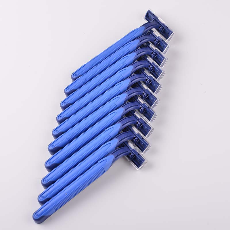 Max Manufacturer Hot Selling Men&#039;s Disposable Manual Shaver Two-Layer Stainless Steel Shaver Razor Color Bag Portable