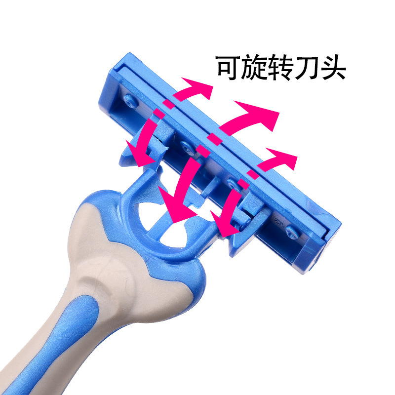 Max Chinese Three-Layer Sensor Men&#039;s Disposable Manual Shaver Old-Fashioned Shaver Razor Factory in Stock
