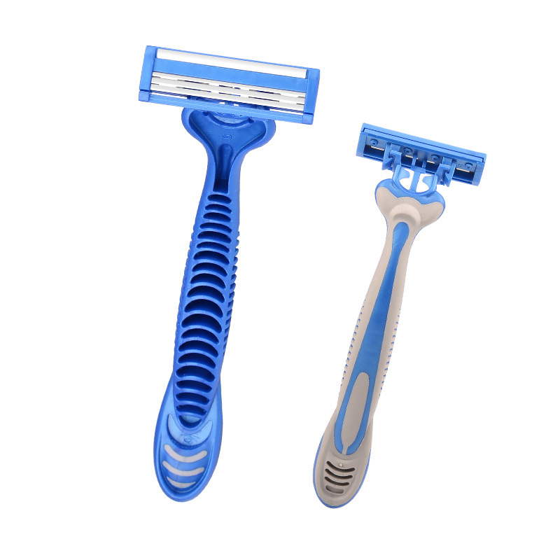 Max Chinese Three-Layer Sensor Men&#039;s Disposable Manual Shaver Old-Fashioned Shaver Razor Factory in Stock