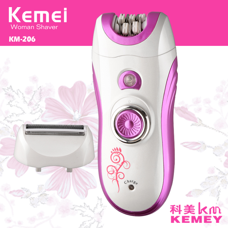 KM-206 multi-functional 2-in-1 shaver wholesale pluckle mixed batch of women hair removal device