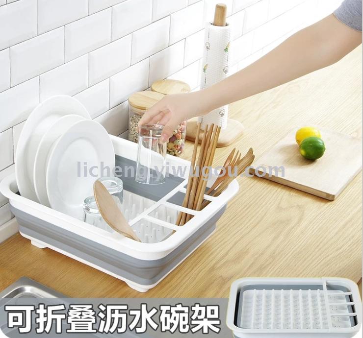 Bowl Folding Storage Draining Shelf Tableware Storage Box Retractable Folding Dish Rack Multi-Function Kitchen Dish Rack Draining Shelf Bowl Folding Storage Draining Shelf Tableware Storage Box Retractable Folding Dish Rack Multi-Function Kitchen Dish Rack Draining Shelf