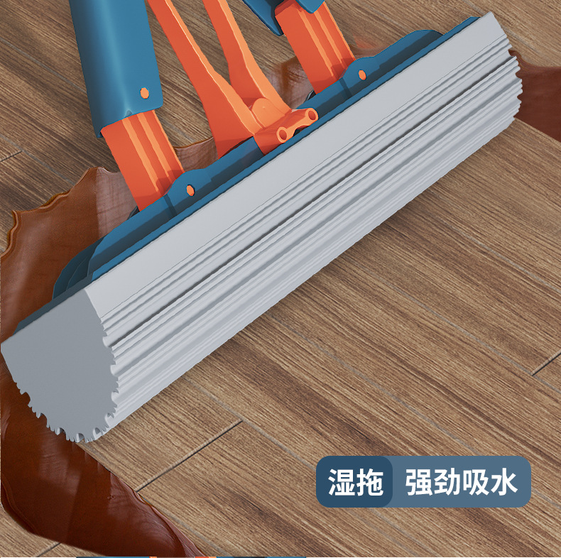 Sponge Mop Head Squeeze Water Hand-Free Mop Collodion Cotton Household Absorbent One Mop Mop Lazy Large Size Clean Sponge Mop Head Squeeze Water Hand-Free Mop Collodion Cotton Household Absorbent One Mop Mop Lazy Large Size Clean